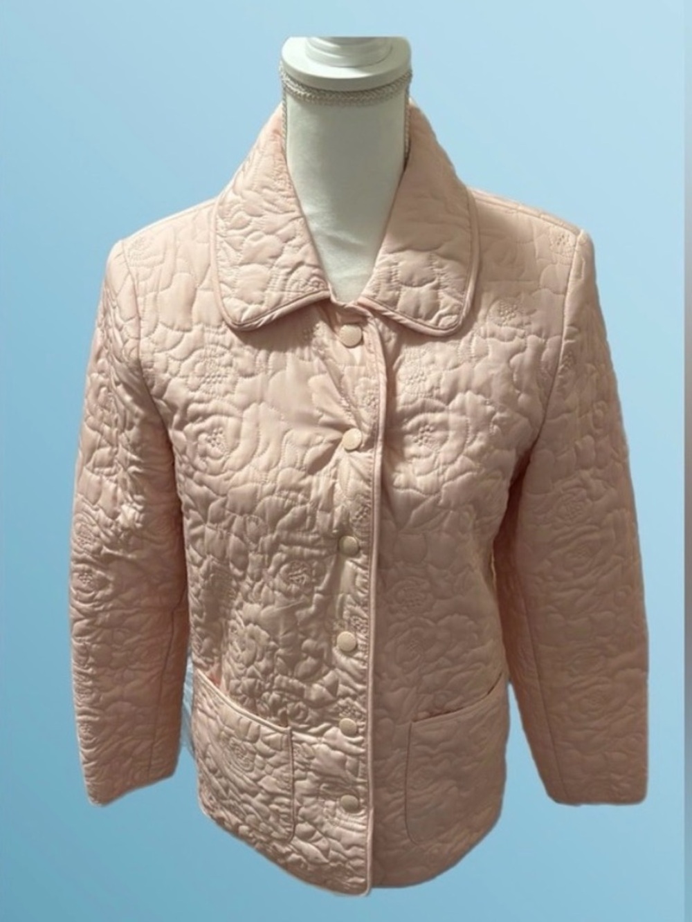 Blush Pink Esprit Small Quilted Jacket
